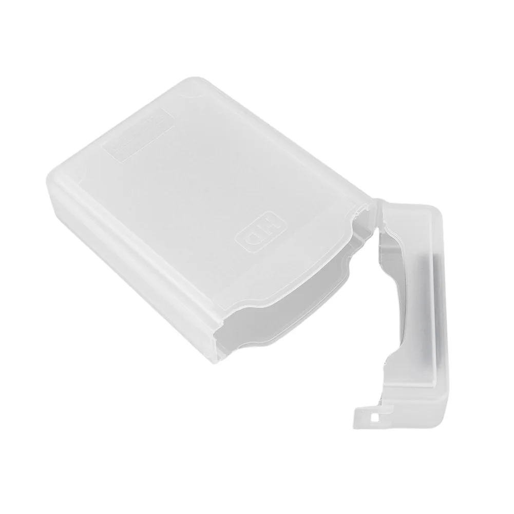 صندوق تخزين القرص الصلب IDE SATA HDD مقاس 3.5 بوصة، حافظة بلاستيكية لمحرك الأقراص الصلبة (أبيض)