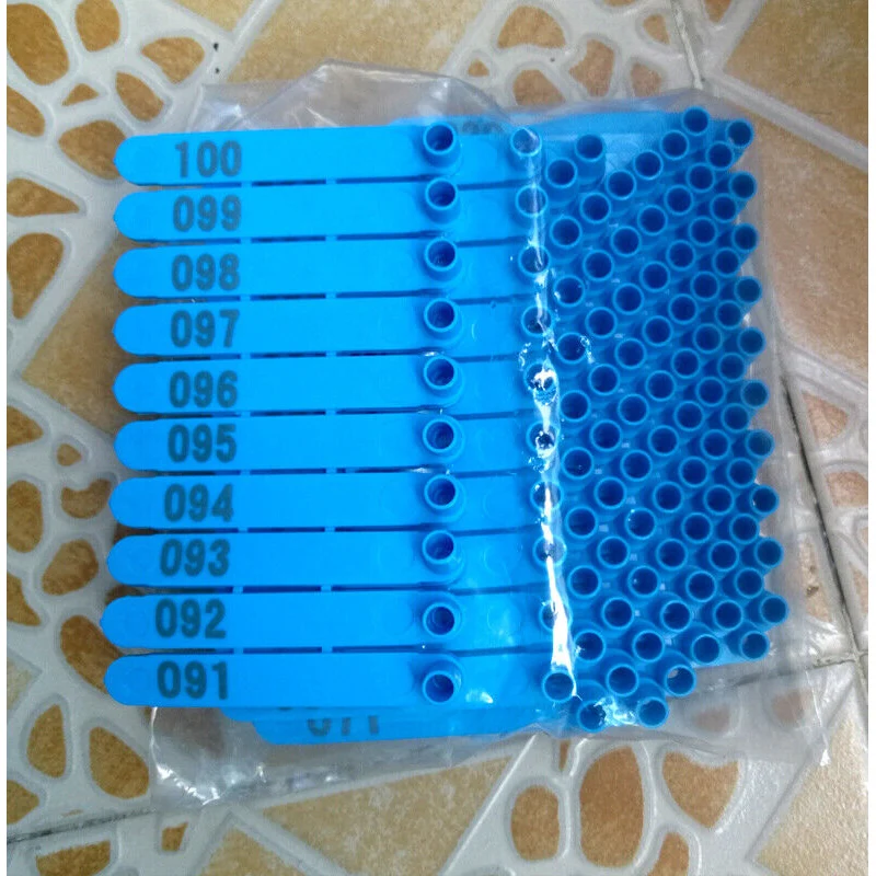 100pcs/bag ,Export Quality  Ear Tags (74mm x 11.5mm)  for Sheep Eartags or Small Animals (not Market replication products)