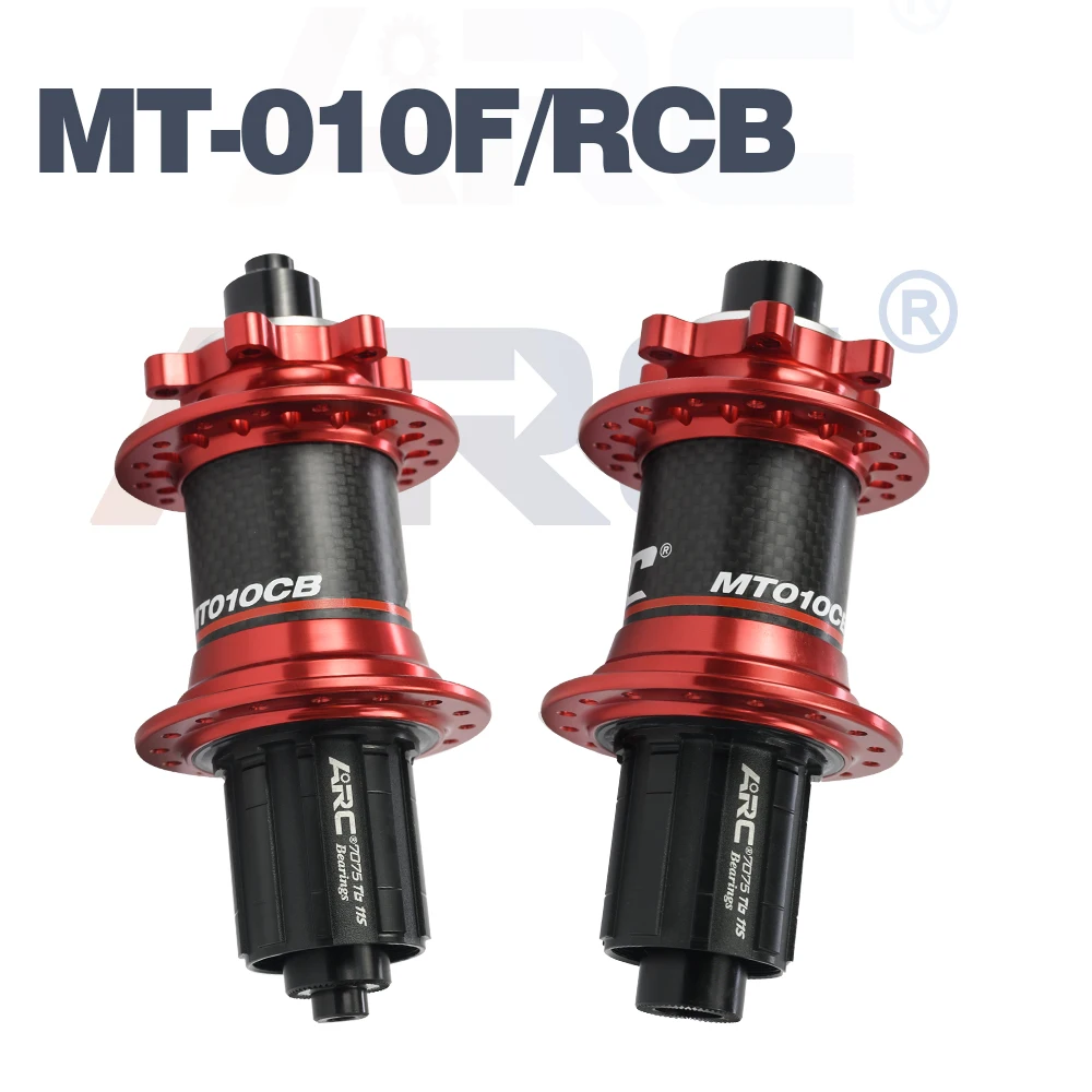 ARC Carbon Fiber Bicycle Disc Hub, 28 / 32 Holes, 6 Sealed Bearing Hub, Front 9x100, 15x100 Rear 10x135, 12x142, MTB HG 8-12V
