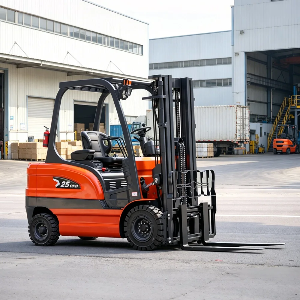 48V Electric Forklift 2 Ton 2000kg Lithium Battery AC Motor Forklift Truck for Warehouse Industrial Use Customized