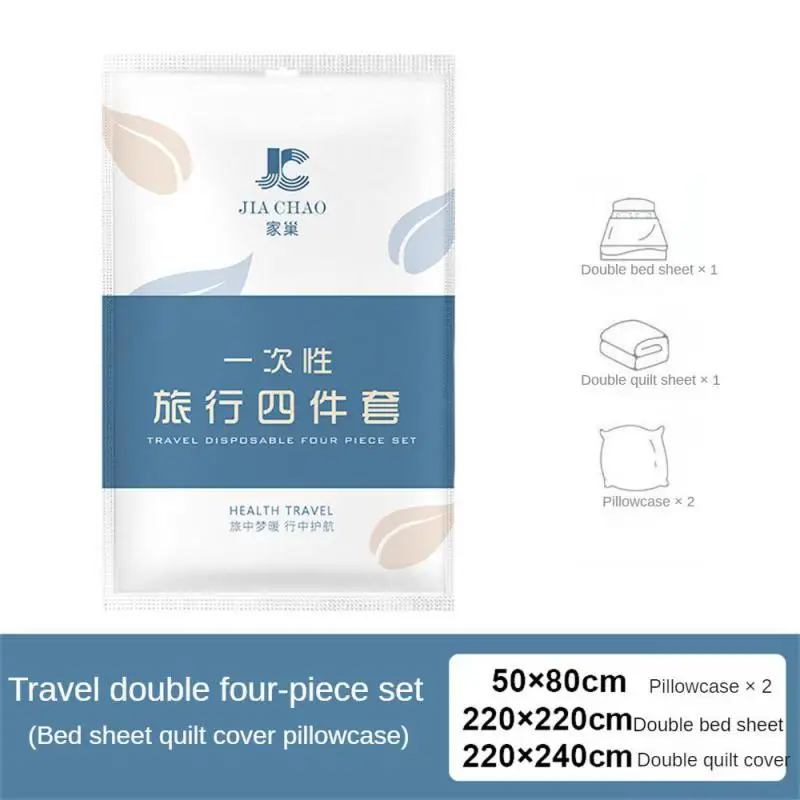 Quick-use Bedding Comfortable Cost Effective Hygienic Convenience Easily Portable Hygienic Disposable Bed Sheet Set Compact