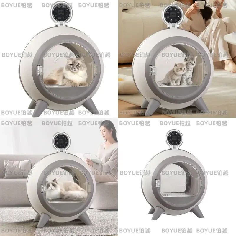 Smart Pet Dryer with Double Doors Negative Ion Pet Drying Box 62L Large Capacity Pet Drying Box Applicable To Cats and Dogs