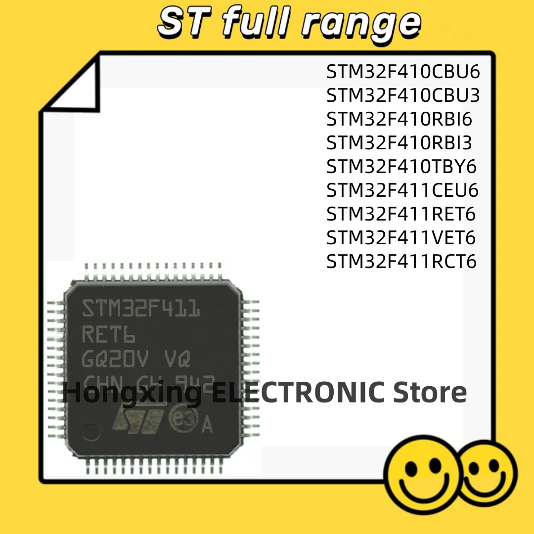 STM32F410CBU6 STM32F410CBU3 STM32F410RBI6 STM32F410RBI3 STM32F410TBY6 STM32F411CEU6 STM32F411RET6 STM32F411VET6 STM32F411RCT6