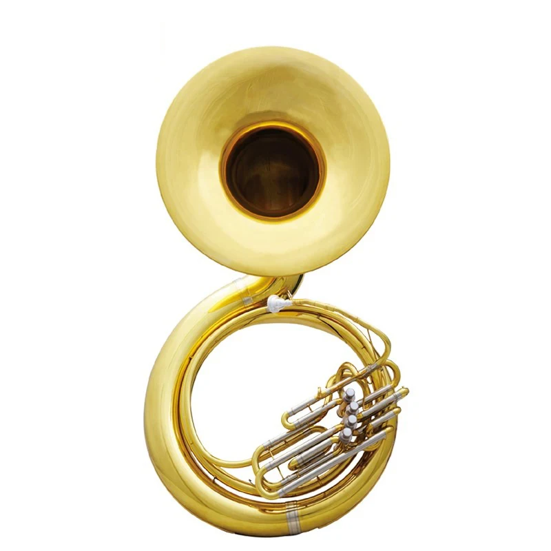 OEM Factory Price High Quality Gold Lacquer Sousaphone Trumpet