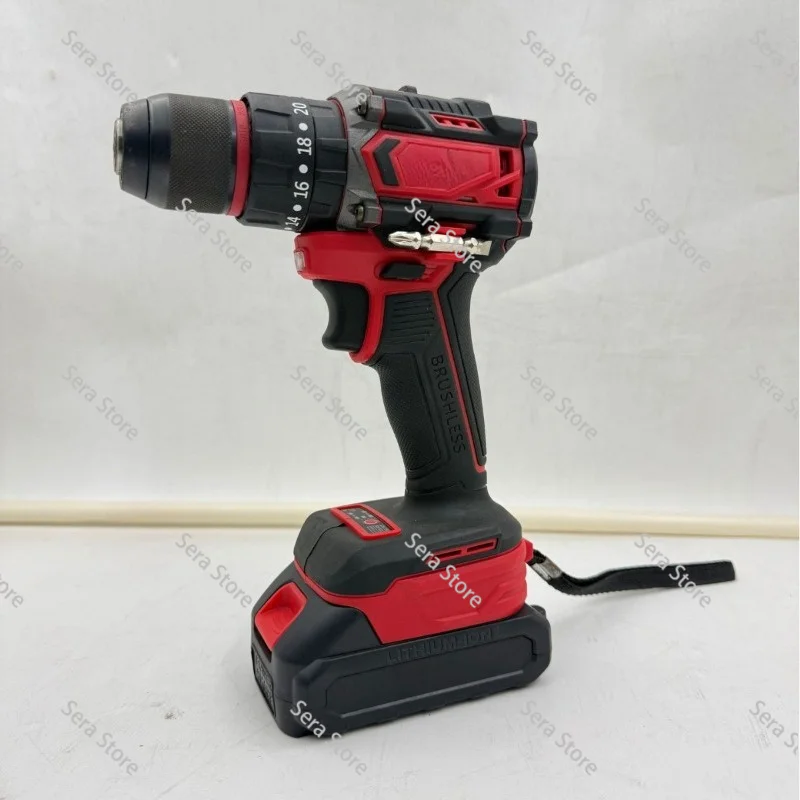 21v brushless knock-out drill household impact drill electric screwdriver metal ratchet chuck