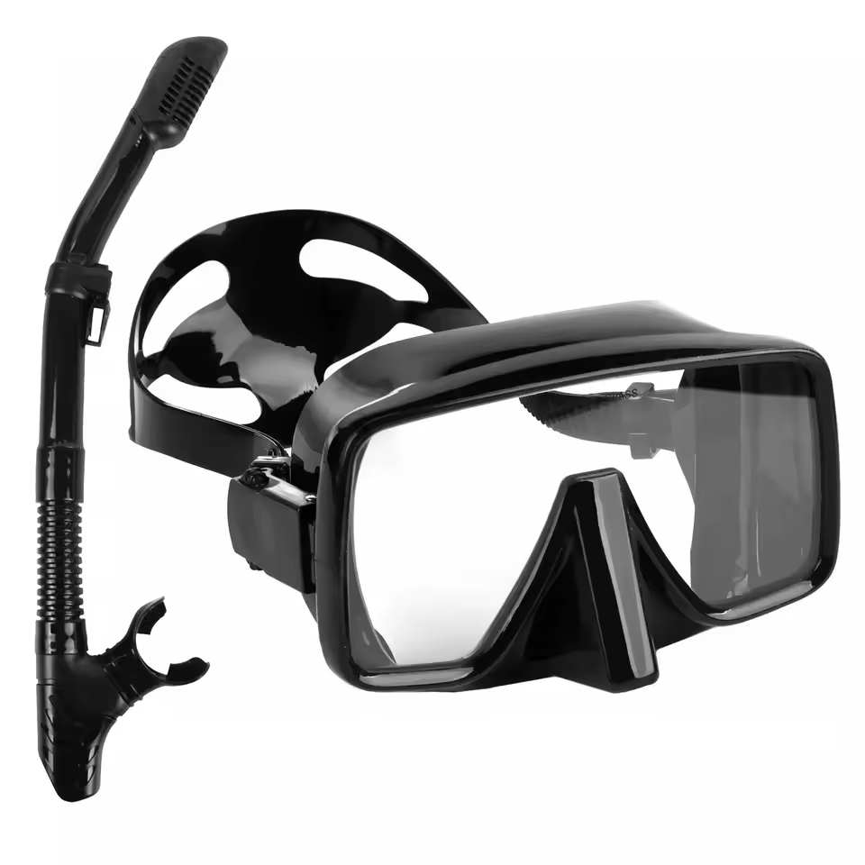 Snorkeling set Frameless freediving goggles snorkeling equipment fins Scuba gear set diving mask