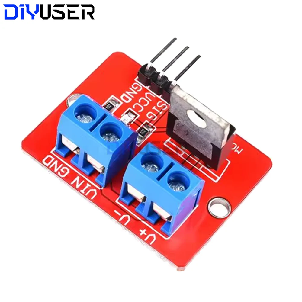 IRF520 MOSFET Driver Module Power MOSFET Control Board with Optocoupler Isolation for STM32 Smart Car Robot