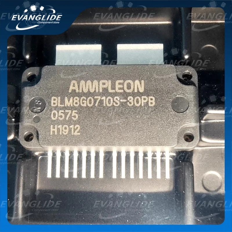 2PCS/LOT BLM8G0710S-30PB 100% Original & New Components  957.5MHz RF amplifier SOT-1211-3