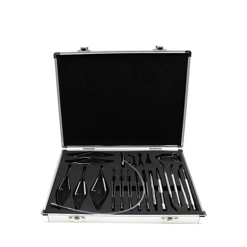 

Eye Needle Holder Cataract Surgery Stainless Steel 21pcs Eye Cataract Set Ophthalmic Surgical Kit