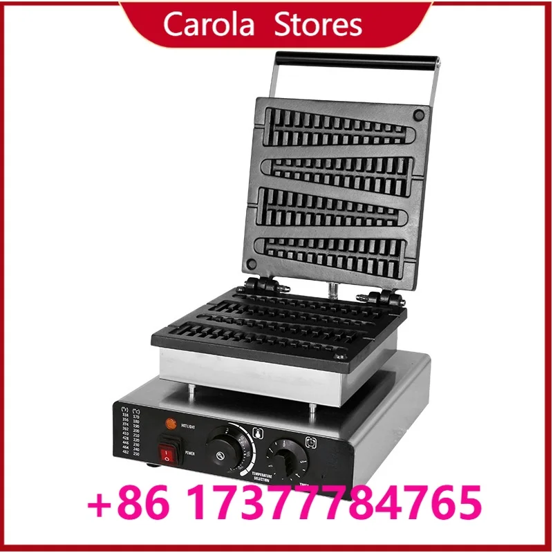 New process Tecfd Pine Tree Stuffed Waffle Maker Commercial Waffle hine 1750W Waffle Cone Maker