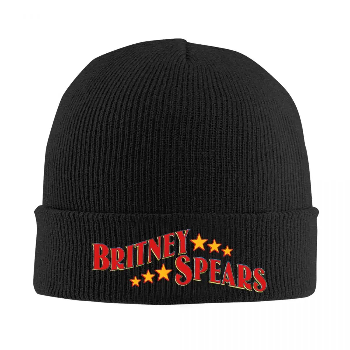 

Britney Spears Knitted Bonnet Caps 100% Cotton Fashion Keep Warm Hats