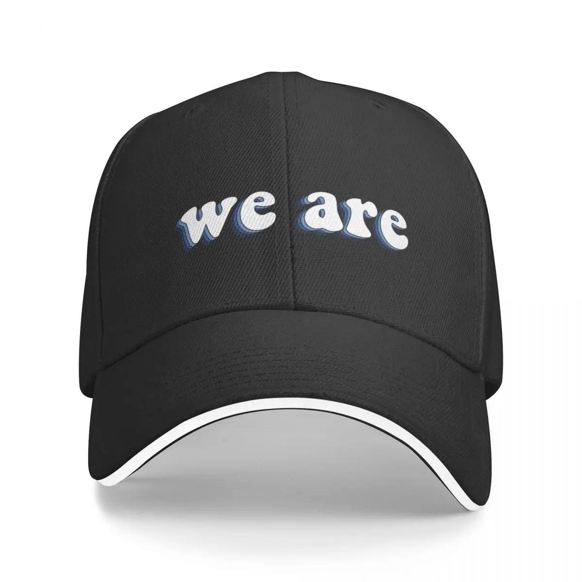 

We Are Blue and White Baseball Cap Rugby Sunhat Dropshipping Hat Man For The Sun Mens Women's