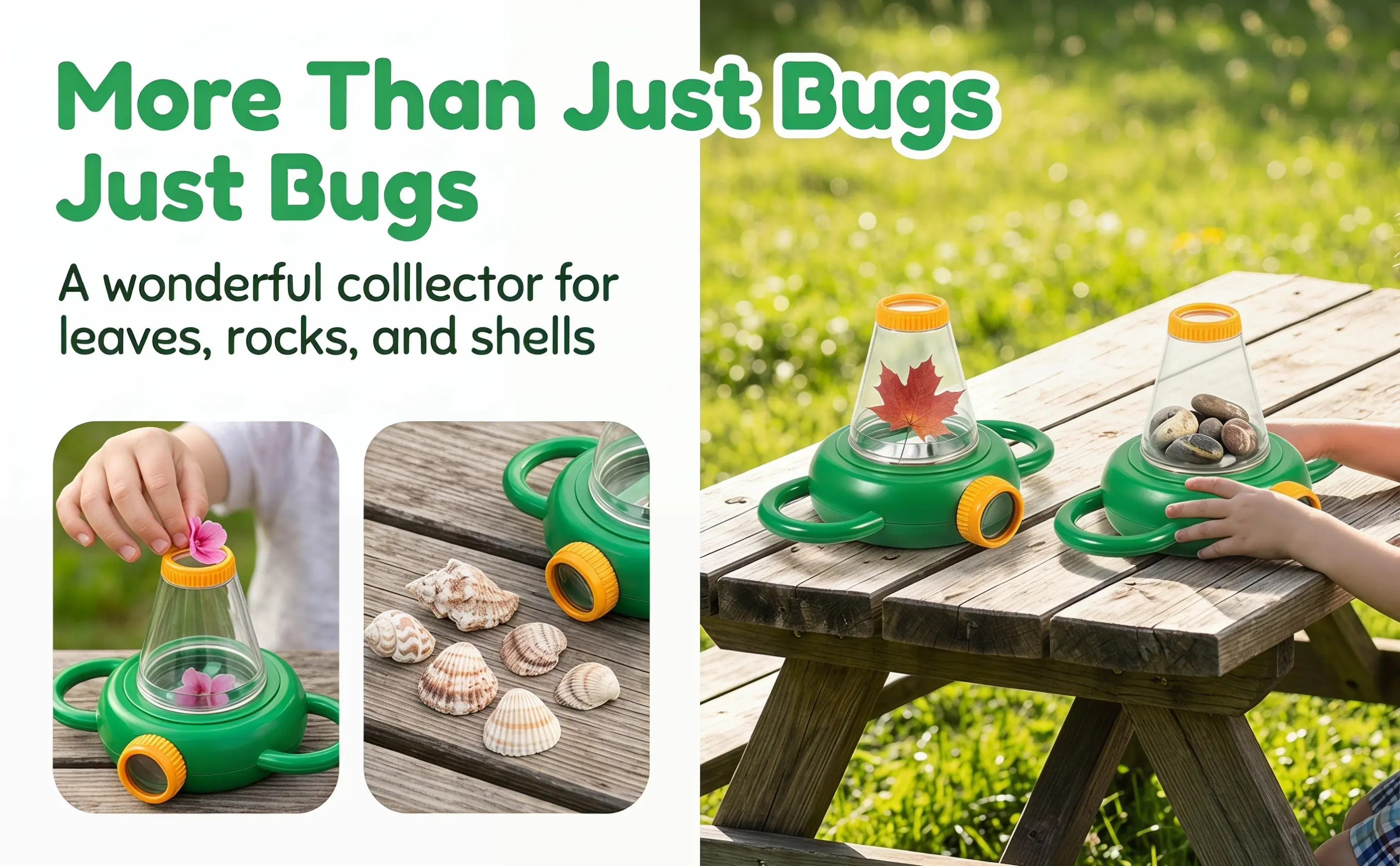 Portable Insect Observation Box with Magnifier – 2pcs Educational Science Kit for Kids Outdoor Exploration