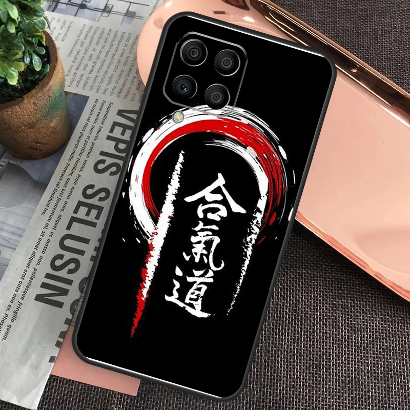 Aikido Japanese Martial Case For Samsung Galaxy M15 M55 M13 M23 M33 M53 M31 M51 M14 M34 M54 M20 M30s M12 M32 M52