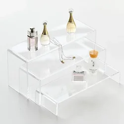 Three-piece Set Acrylic U-shaped Jewelry Display Stand Transparent Hand Office Ring Necklace Storage Rack Jewelry Organizer