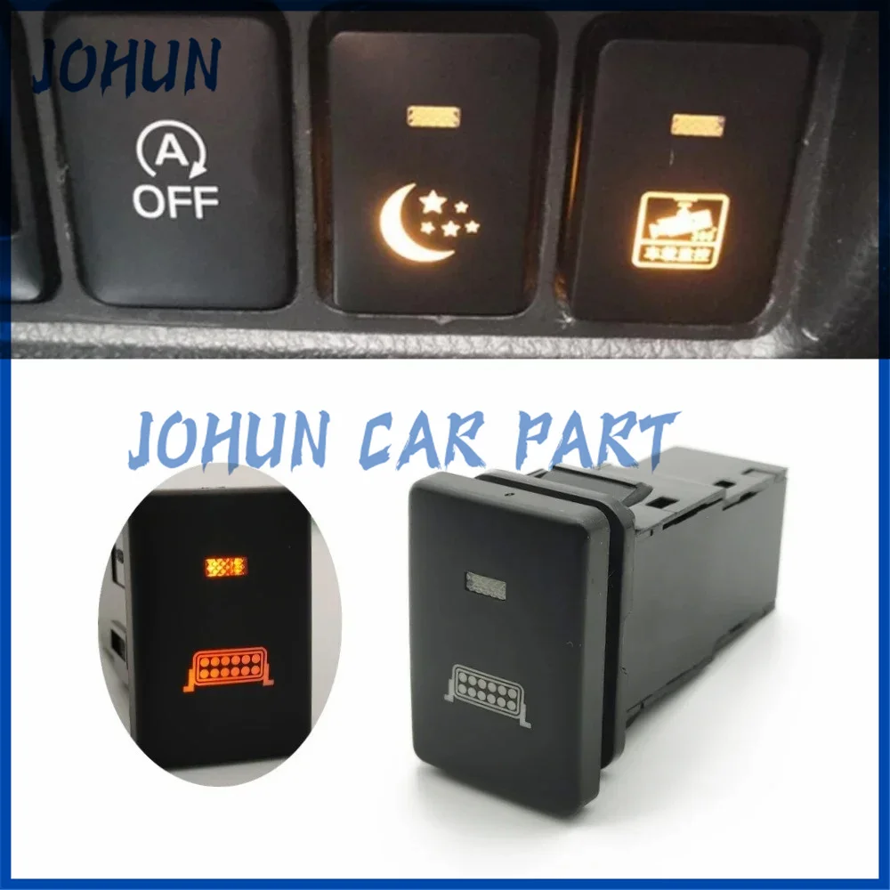 

Оранжевый автомобильный кнопочный светодиодный переключатель включения-выключения с проводом для Suzuki Jimny 2019 2020 2021 2022 2023 2024 Высокое качество