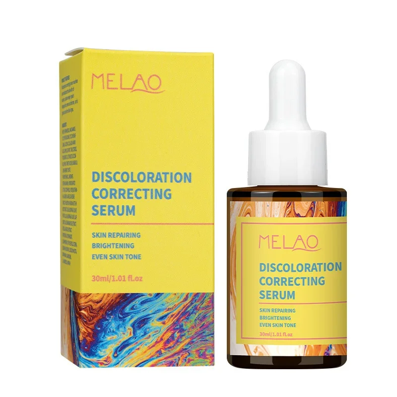 

MELAO Discoloration Correcting Serum 30ml Skin Repairing Brightening Even Skin Tone Fade Acne Marks and Spot Whitening Skin Care