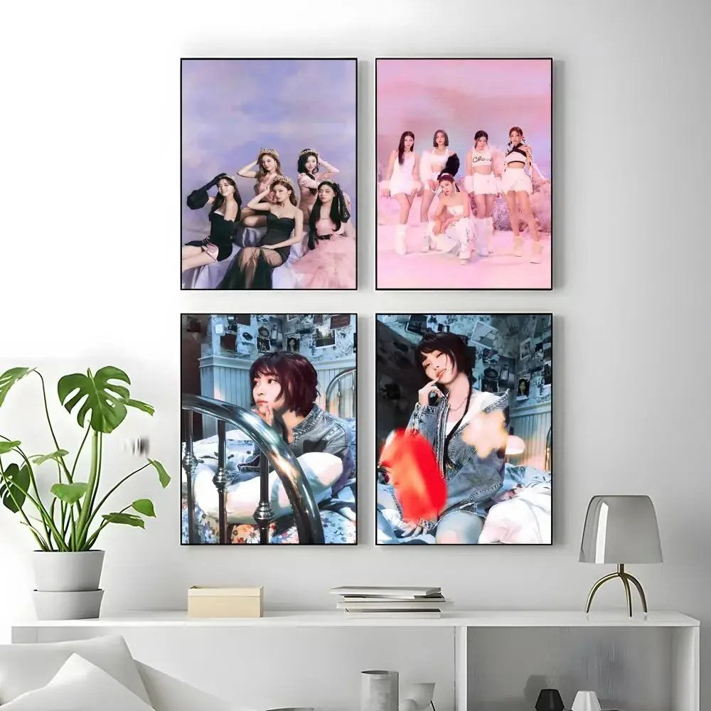 K-KPOP  I-ITZY Poster High-quality vintage prints & posters for home, bar, cafe, aesthetic wall art.