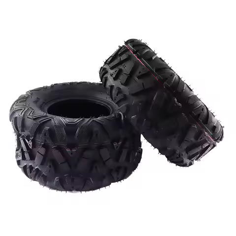 2 PC 8 Inch Off-road Tubeless Tires Front 19x7.00-8 Rear 18x9.50-8 Vacuum Tyre For ATV UTV Quad Go Kart Buggy Utility Cart Parts