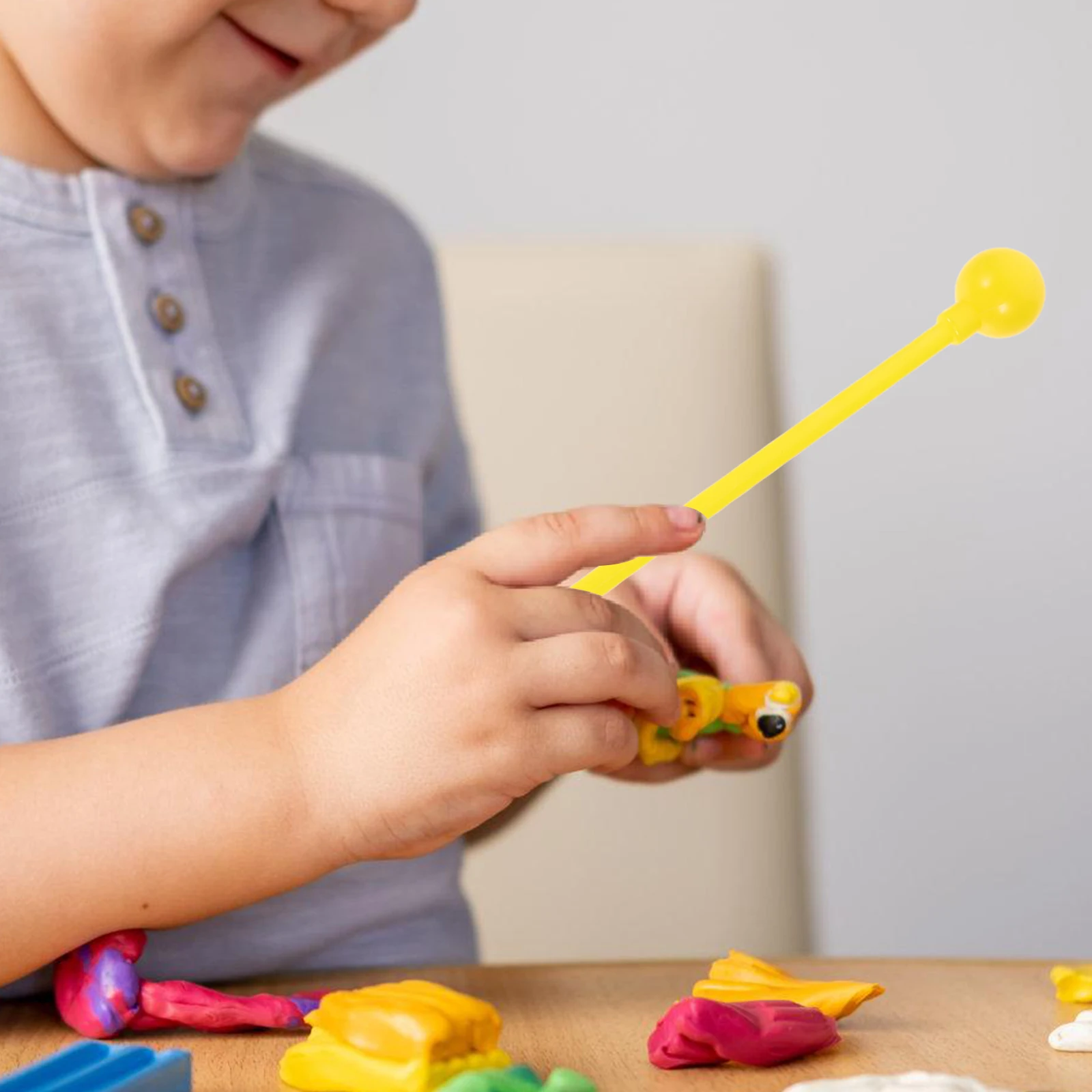 

10pcs Drumsticks For Kids Instrument Mallet Percussion Marimba Mallets Plastic Drum Sticks Stage Performance Long Drumsticks