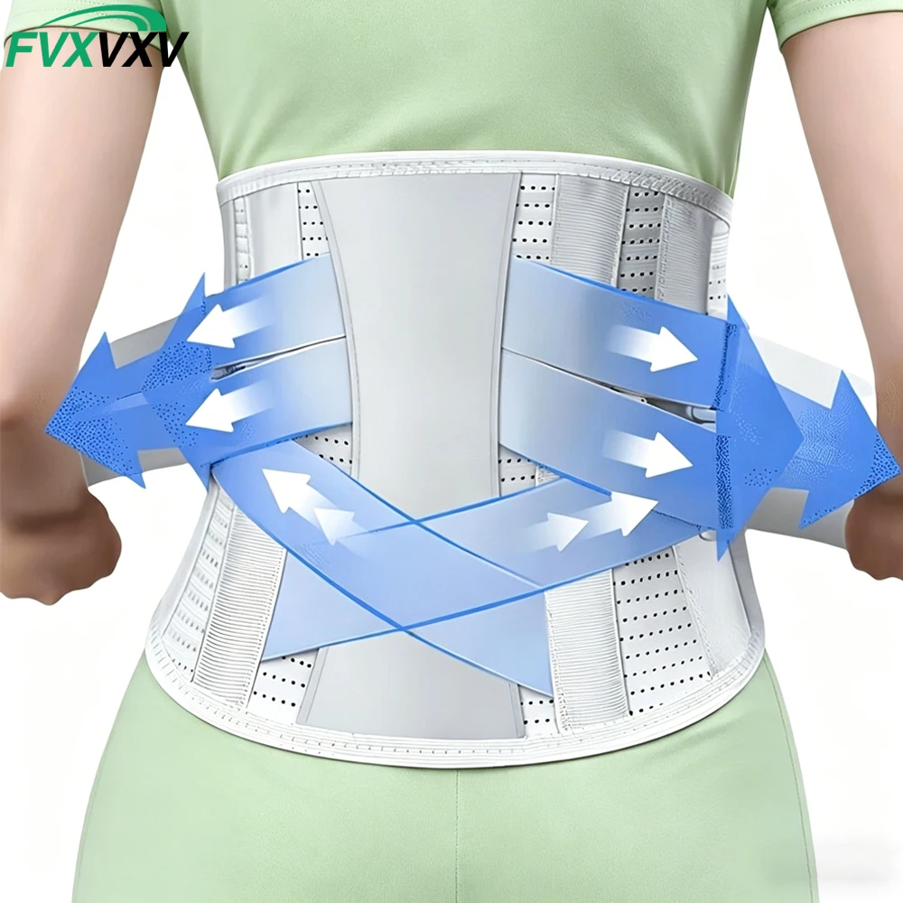 

1PCS Back Brace for Men & Women – Ergonomic Curved Spine Support with Splints – Lower Back Pain Relief, Posture Correction,Sport