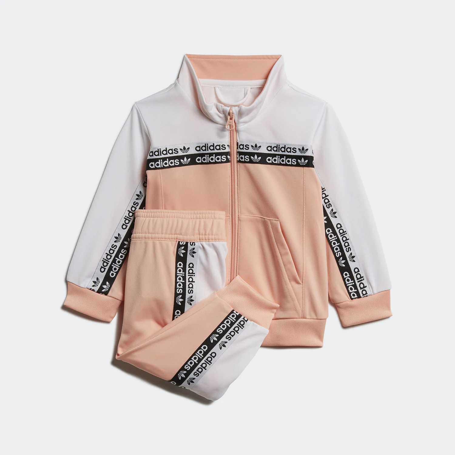 Conjunto deportivo informal de manga larga para bebé Adidas Clover original FM5733