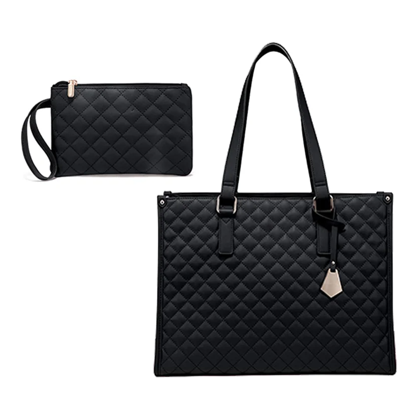 AT33 With Insulated Lunch Compartment Large Capacity Computer Tote Suitable Forwork Andleisure