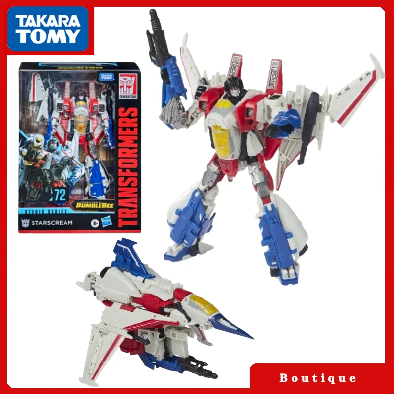 

In Stock Takara Transformers Toys Studio Series SS72 Starscream Action Figures Aniime Car Kids Gifts Classic Hobbies Collectible