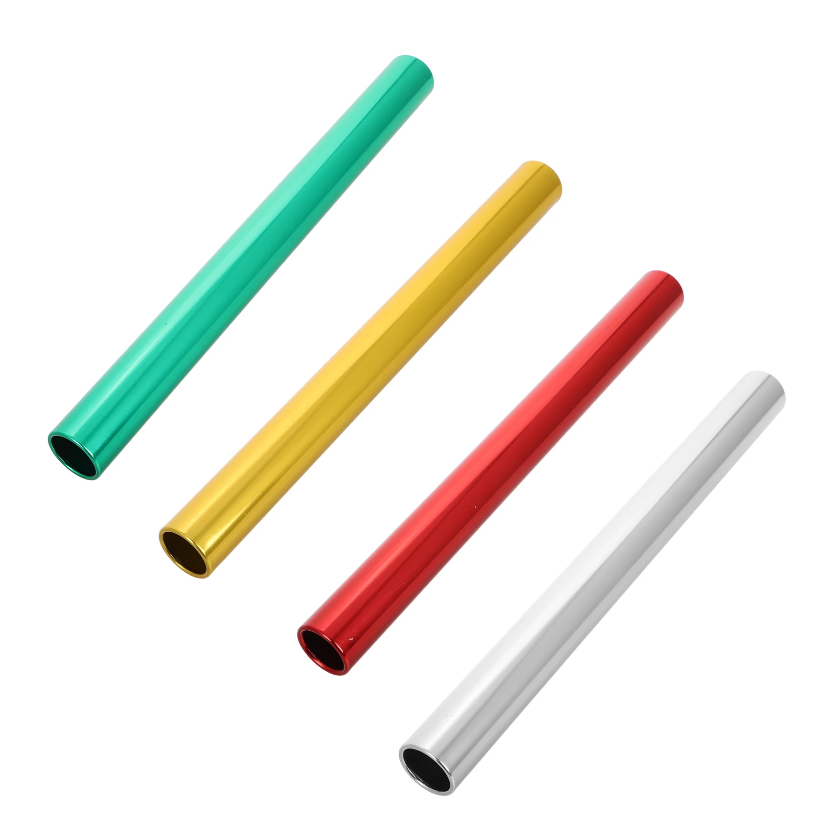 

4pcs Relay Aluminum Alloy Lightweight Sprint Sticks Competition Tool for School Events Outdoor Toys
