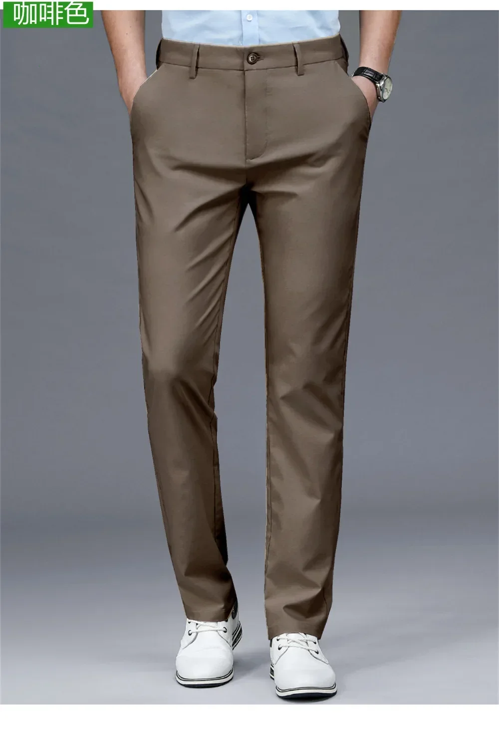 

Spring Summer New Casual Pants Men's Trousers Office Suit Pants Korean Straight Slim Fit Men Pants Men Clothing Y2k Work Wear