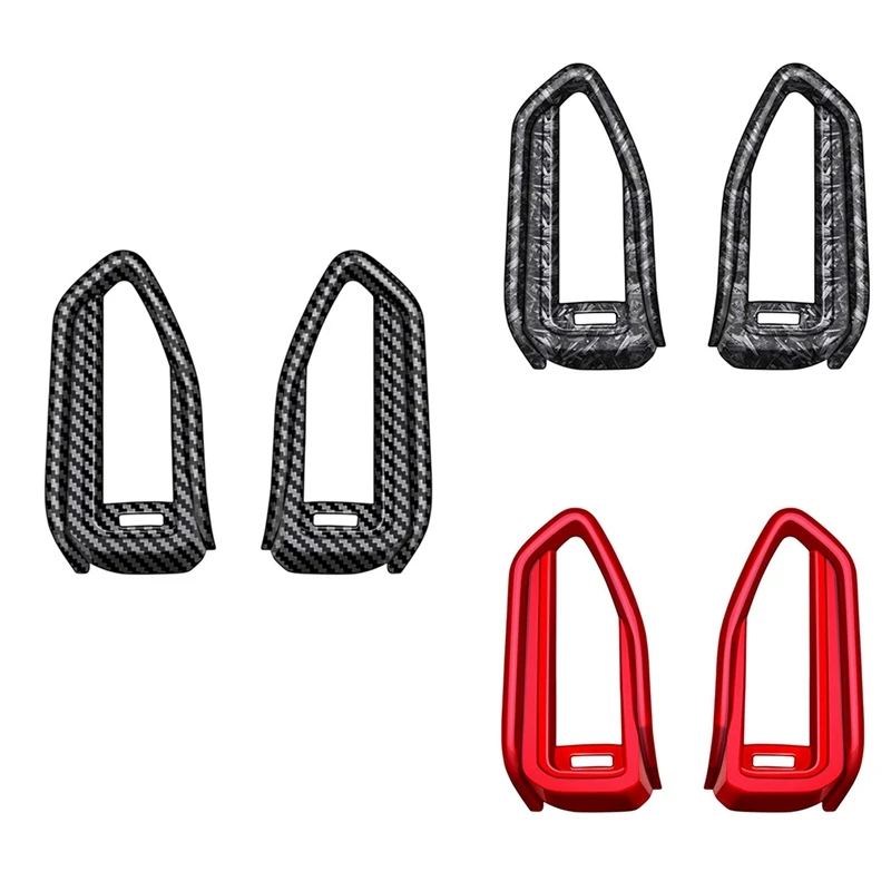 

Car Dashboard Air Conditioner Air Outlet Frame A/C Air Outlet Frame For Subaru Forester 2025 Carbon Fiber
