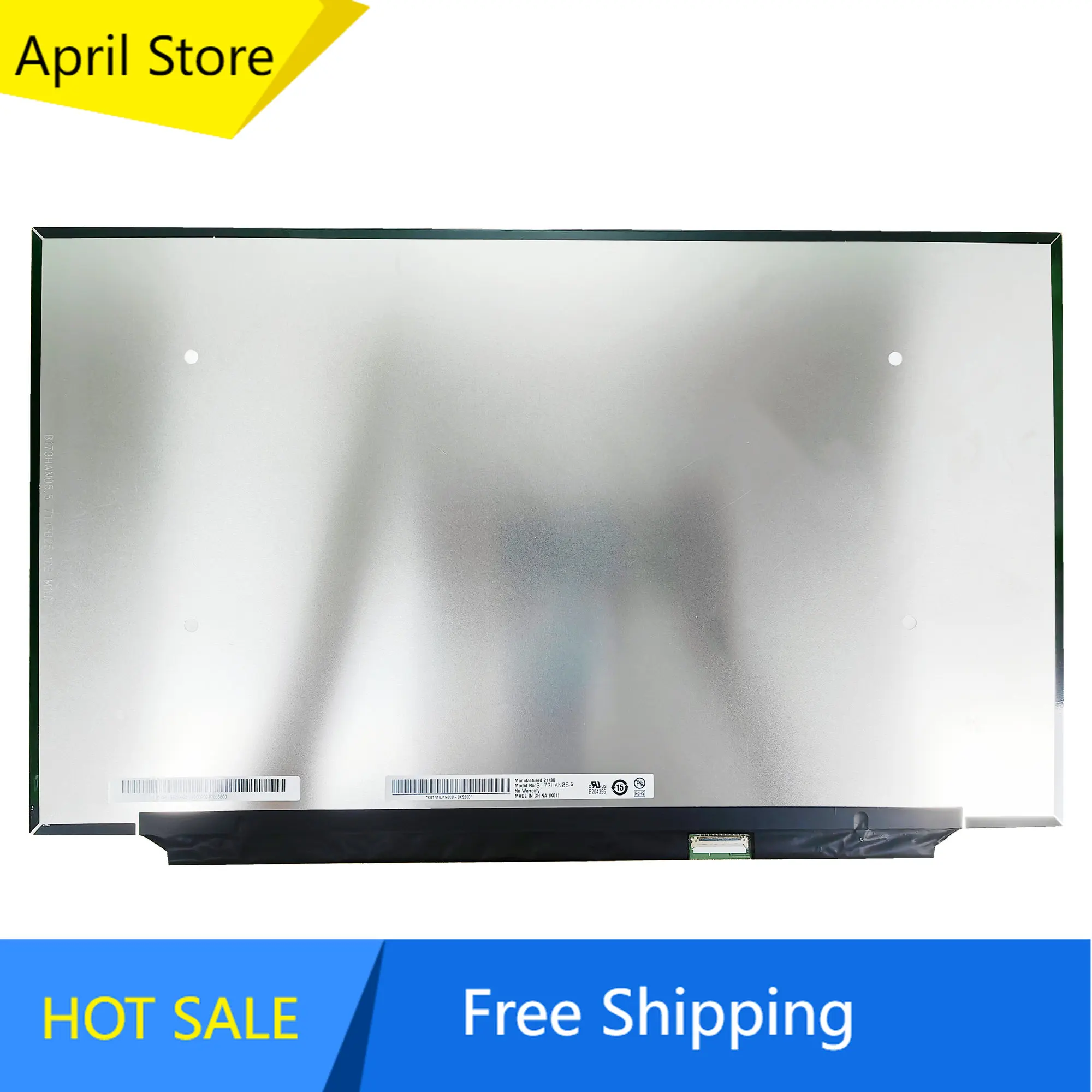 

B173HAN05.5 17.3'' 165Hz Laptop LCD Screen Panel Matrix 1920*1080 EDP 40 Pins 100% sRGB