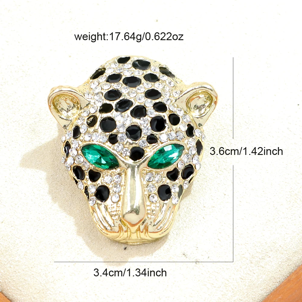 CINDY XIANG New Vintage Cute Tiger Brooches Vivid Animal Leopard Brooch Pins Jewelry for Men And Women Friends Christmas Gifts image 6