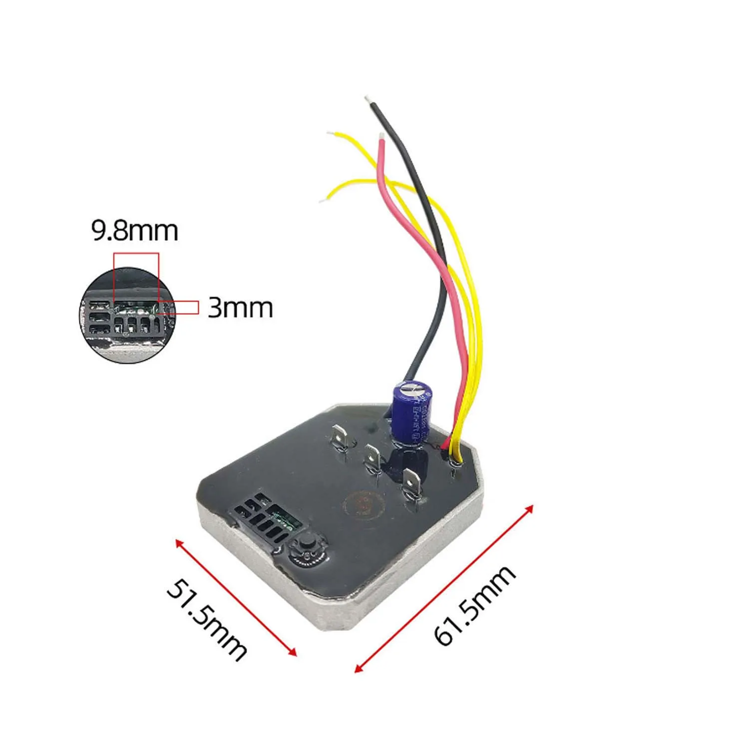 14-16 Inch Electric Control Board Replacement For Power Saw Controller Circuit Module Repair Tool Accessory Part Black