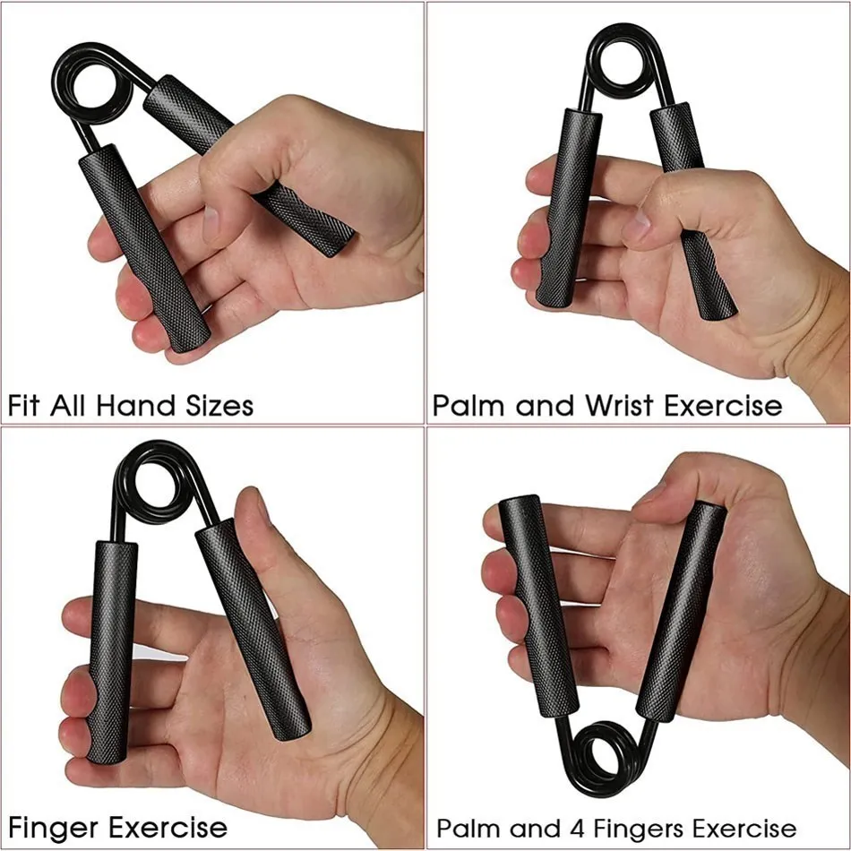 WOSWEIR 50-350LBS Gym Fitness Alloy Hand Grip Men Adjustable Finger Heavy Exerciser Strength Muscle for Recovery Gripper Trainer