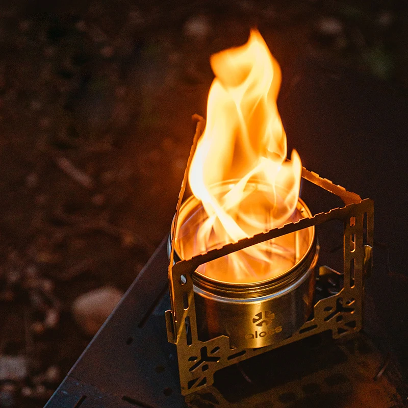 ALOCS CS-B14 Outdoor Alcohol Stove Spirit Burner Stainless Steel