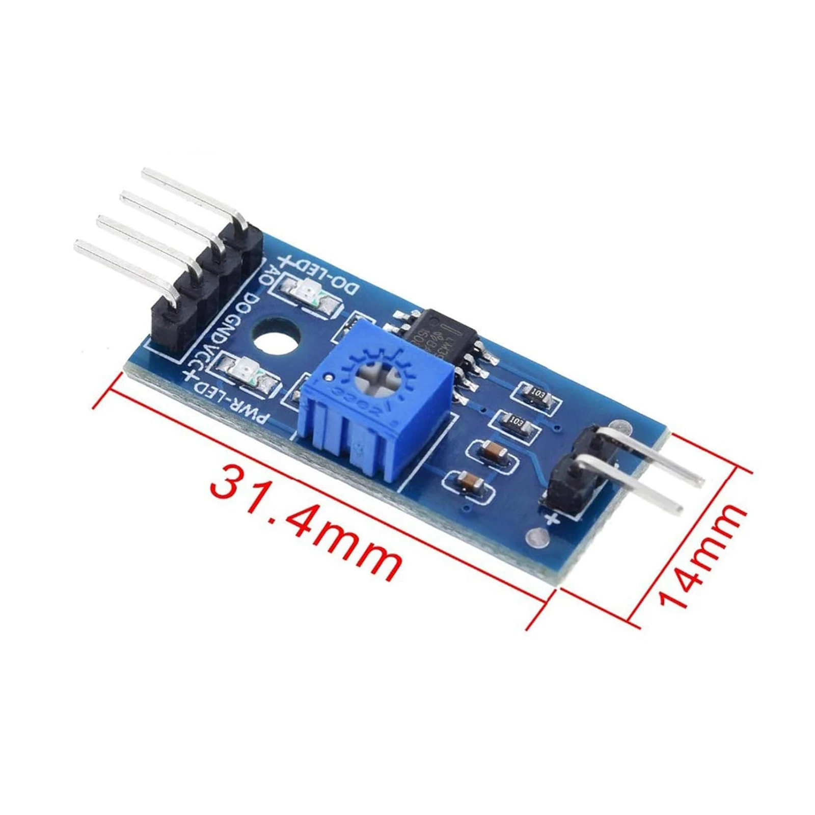 2sets LM393 Soil Moisture Detection Sensor, 3.3V-5V Soil Hygrometer Humidity Sensor for Automatic Watering Systems,Robots,