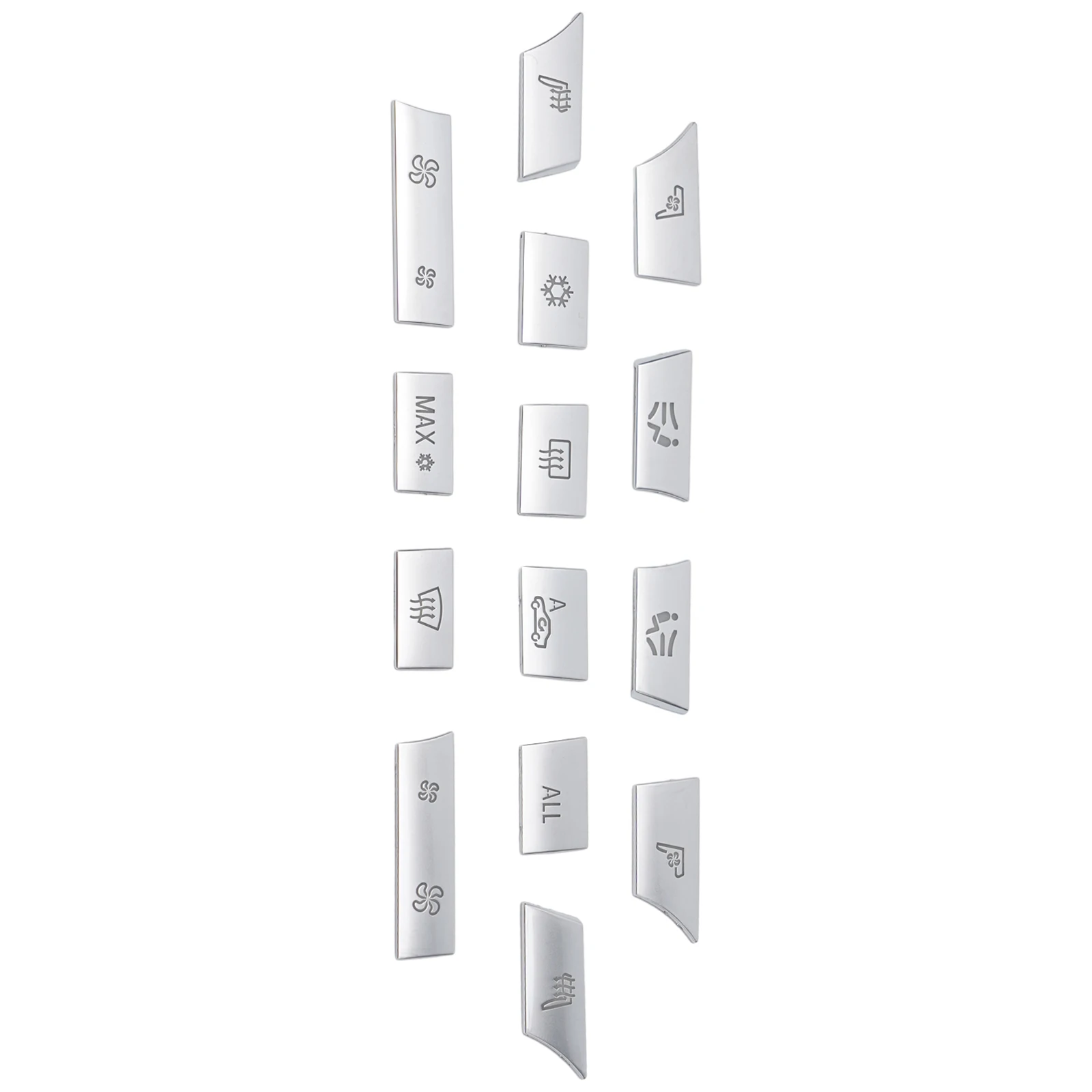 قم بترقية مظهر سيارتك مع مجموعة غطاء أزرار التحكم في التيار المتردد الهوائي المركزي لسيارات BMW 5 6 7 F10 F07 F01 F02 F06 #2