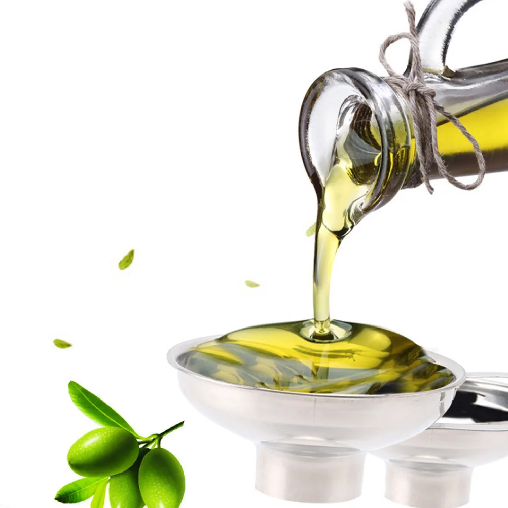 

Wide Mouth Funnel Stainless Steel Food Grade Kitchen Tool For Jam Pickle Filling Large Diameter S Silver