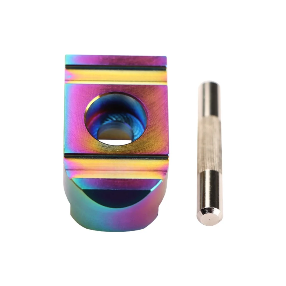 For Xiaomi For M365 Compatible Folding Hook - Aluminum Alloy Scooter Base Hook Iridescent Finish 3.6x1.65x1.9cm Dimensions