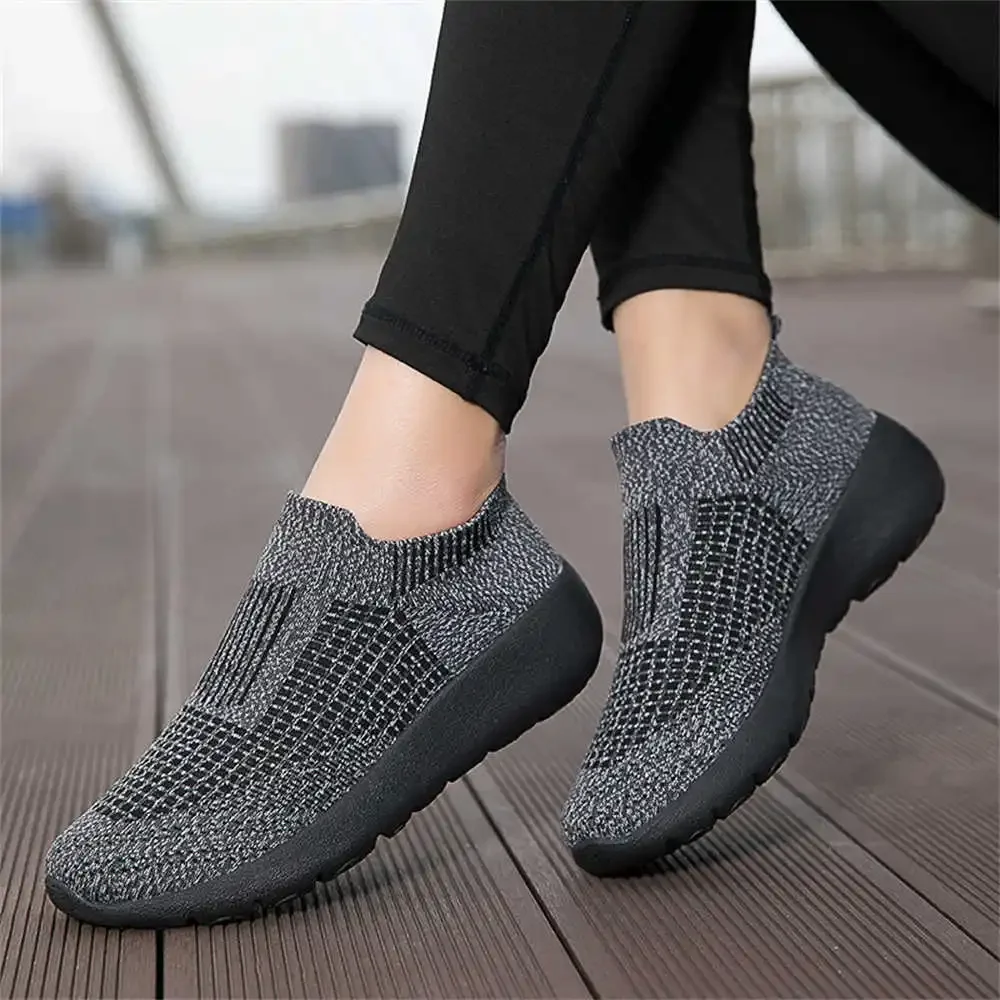

Non Slip Size 40 Woman Ladies Shoes Green Walking Bule Fat Sneakers Sport Tenus Technologies High Grade Fat Importers