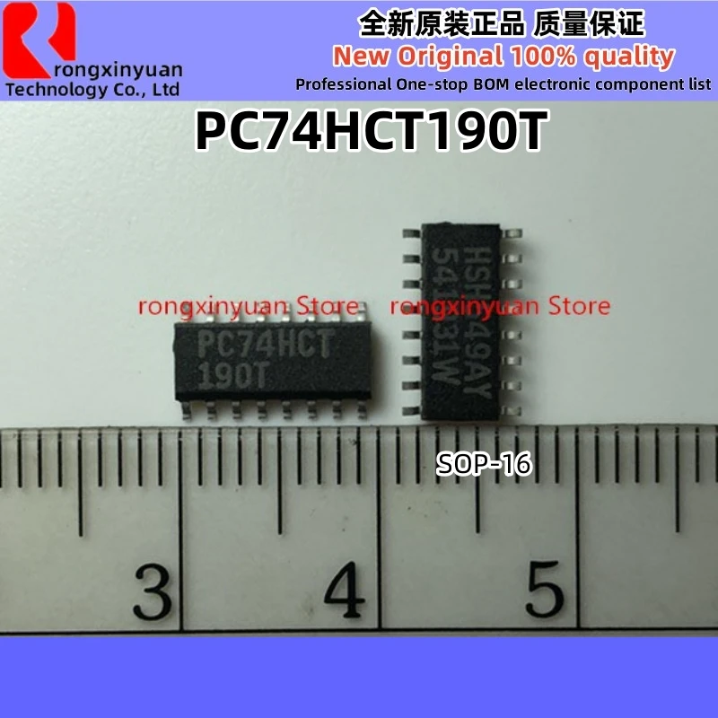 Novo 100% de Qualidade PT8A978BLWE, 8A978, PC74HCT190T, PC74HCT, 190T, N74F138D, 74HCT42D, 74HCT42, SOP-16, 5Pcs