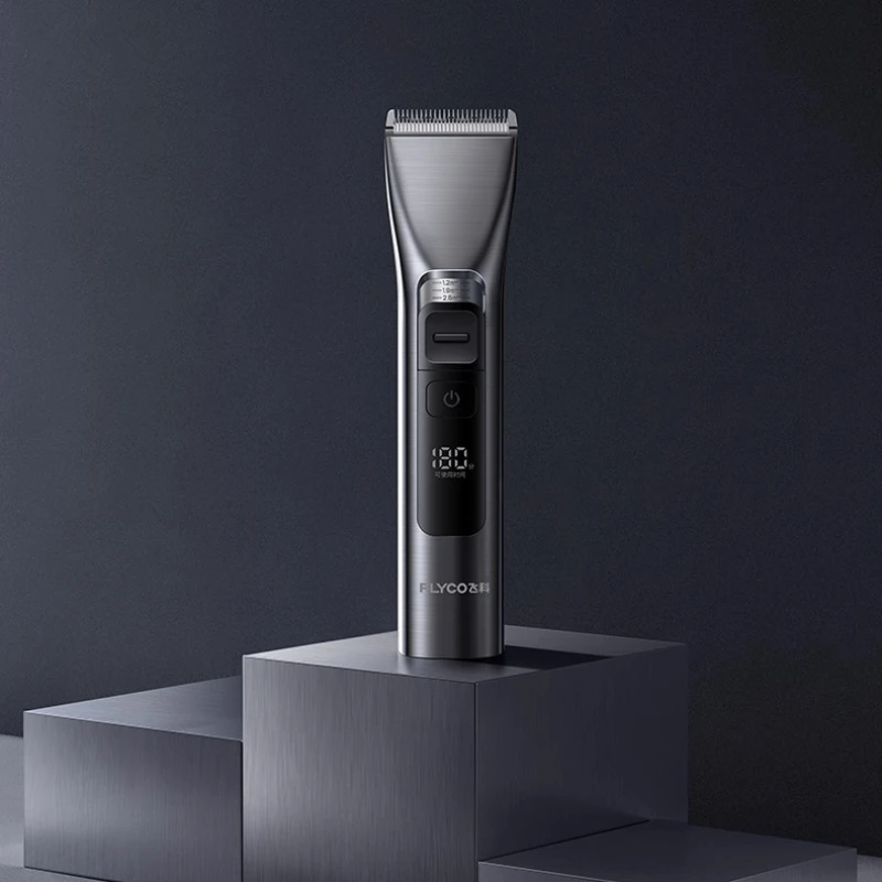 Flyco FC5916 Elektrischer Haarschnitt Twee für Erwachsene zu Hause, wiederaufladbarer LED-Bildschirm, wasserdicht, waschbar, neuer elektronischer Haarschneider für Herren