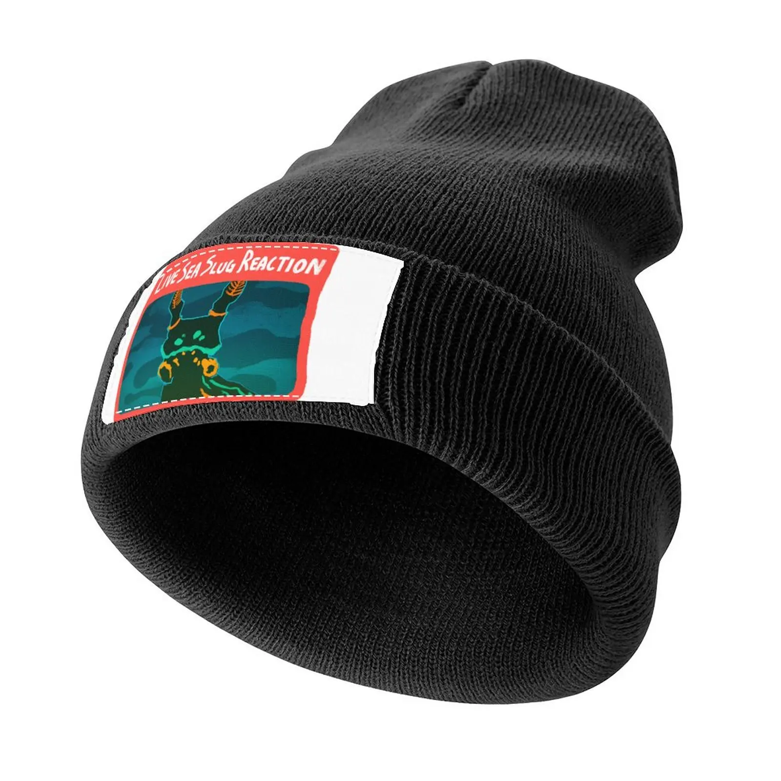 

Live Sea Slug Reaction (Black) Knitted Cap Military Tactical Cap Luxury Brand For Girls Men's