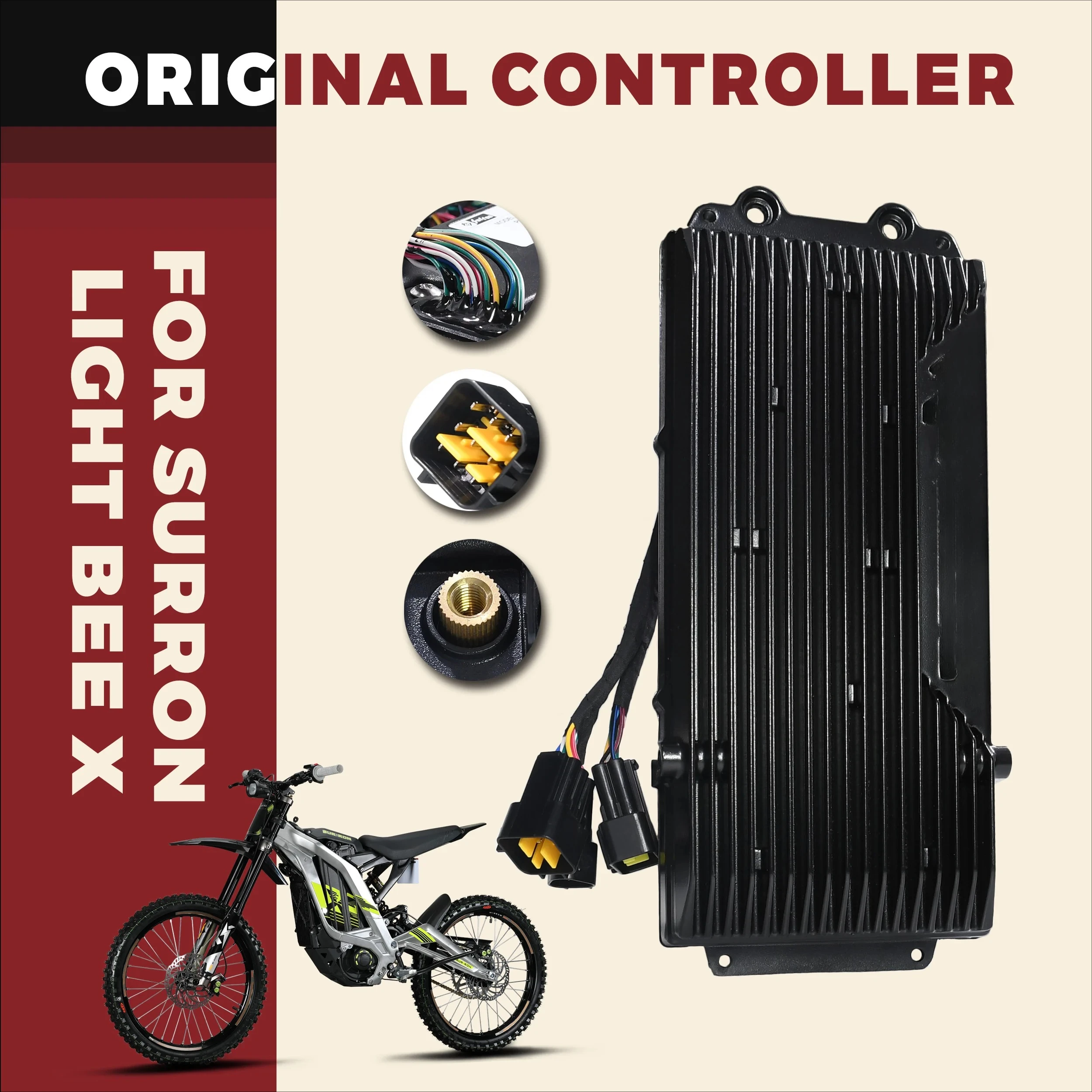 

For SURRON Controller Light Bee X Motocross Dirtbike Mud Scooter Off-road Motorcycles E-bike Original Accessories for SURRON