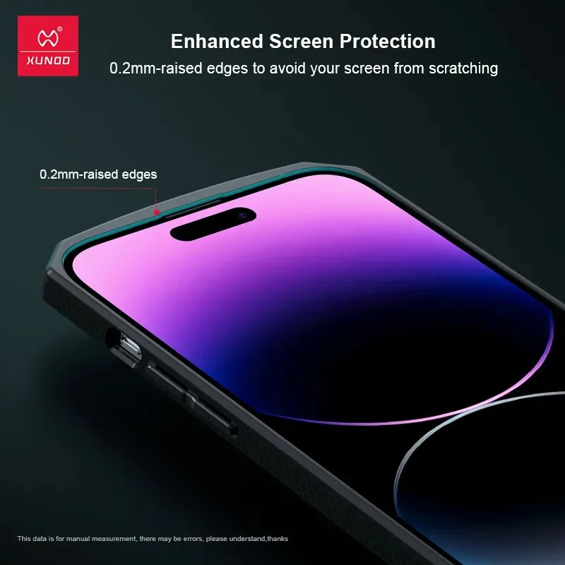 For iPhone 14 Pro Max Casing Xundd Shockproof Airbags Quality PC + TPU Camera Protection Bumper