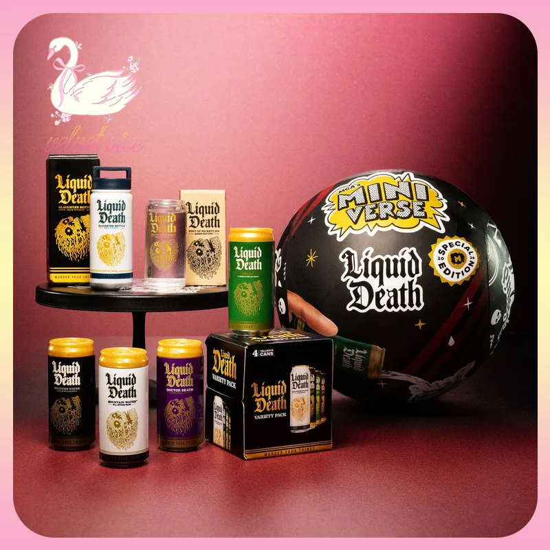 

Original Miniverse Real Brands Liquid Death Special Edition Blind Ball Limited Exclusive Ornament Collect Toys Girls Gifts