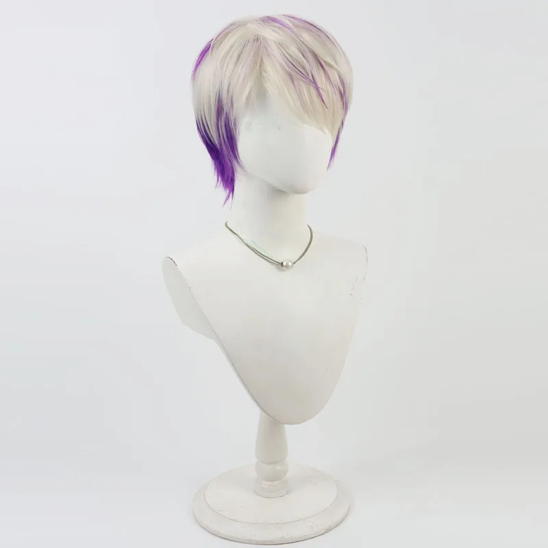 Anime Tokyo Disneyland Dancer NPC Cos Cosplay Wig Halloween Carnival Party Props Synthetic Hair Heat Resistant Fiber + Wig Cap