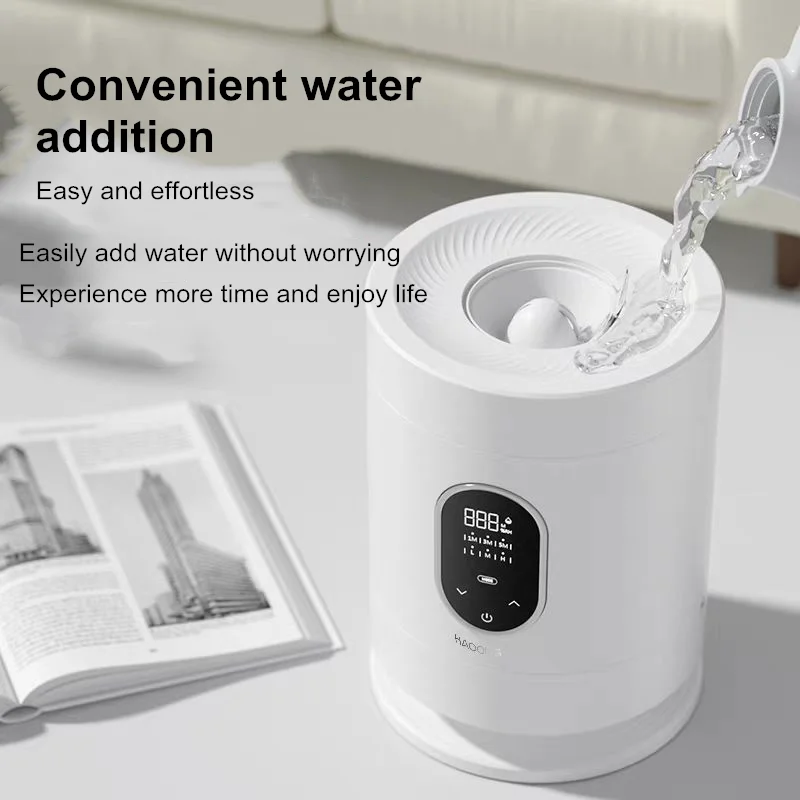 3L Ultrasonic Humidifier for Bedroom & Nursery - Ultra Quiet 30dB, 280ml/h Large Misit with Essential Oil Diffuser,Baby Safe Des