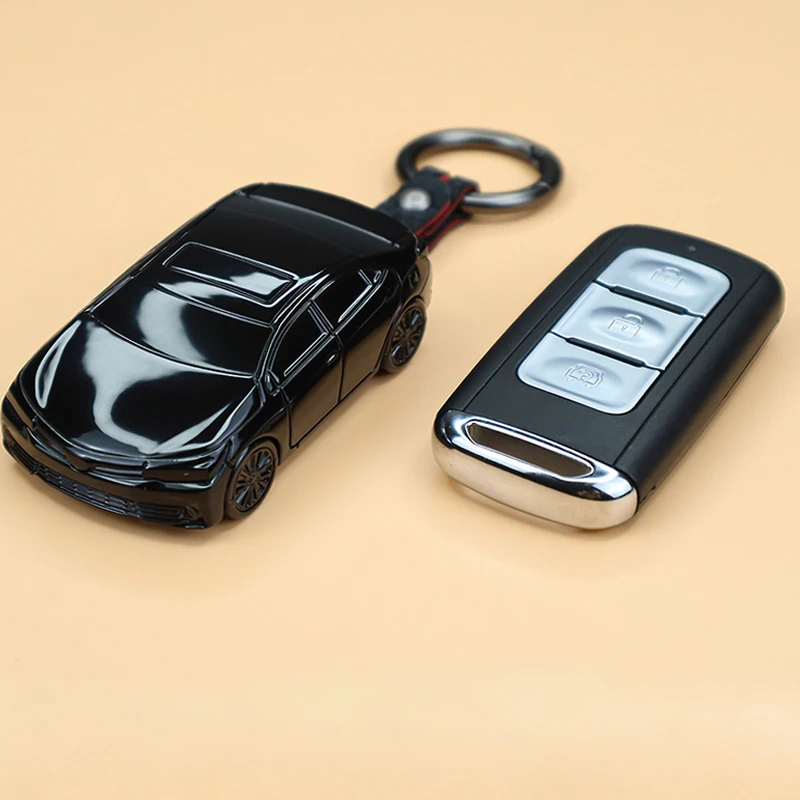 

Black Car Styling for DFSK Fengon Glory 580 560 S560 Smart Remote Car Key Case Cover Fob Holder Keychain Accessories